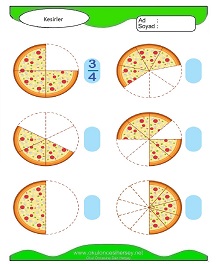 Kesirler Çalışma Sayfaları